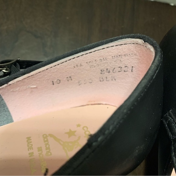 Capezio Black Dance Tap Mary Jane Shoes - Picture 3 of 12